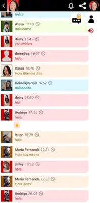 Chat fans de domelipa android App screenshot 3